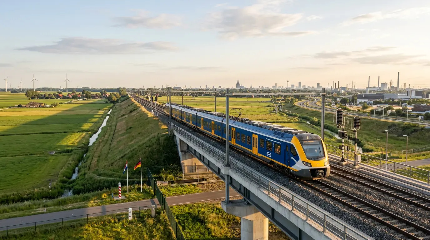 NS, Amsterdam İle Almanya'nın Rijn-Ruhr Bölgesi Arasında Yeni Tren Hattı Açıyor