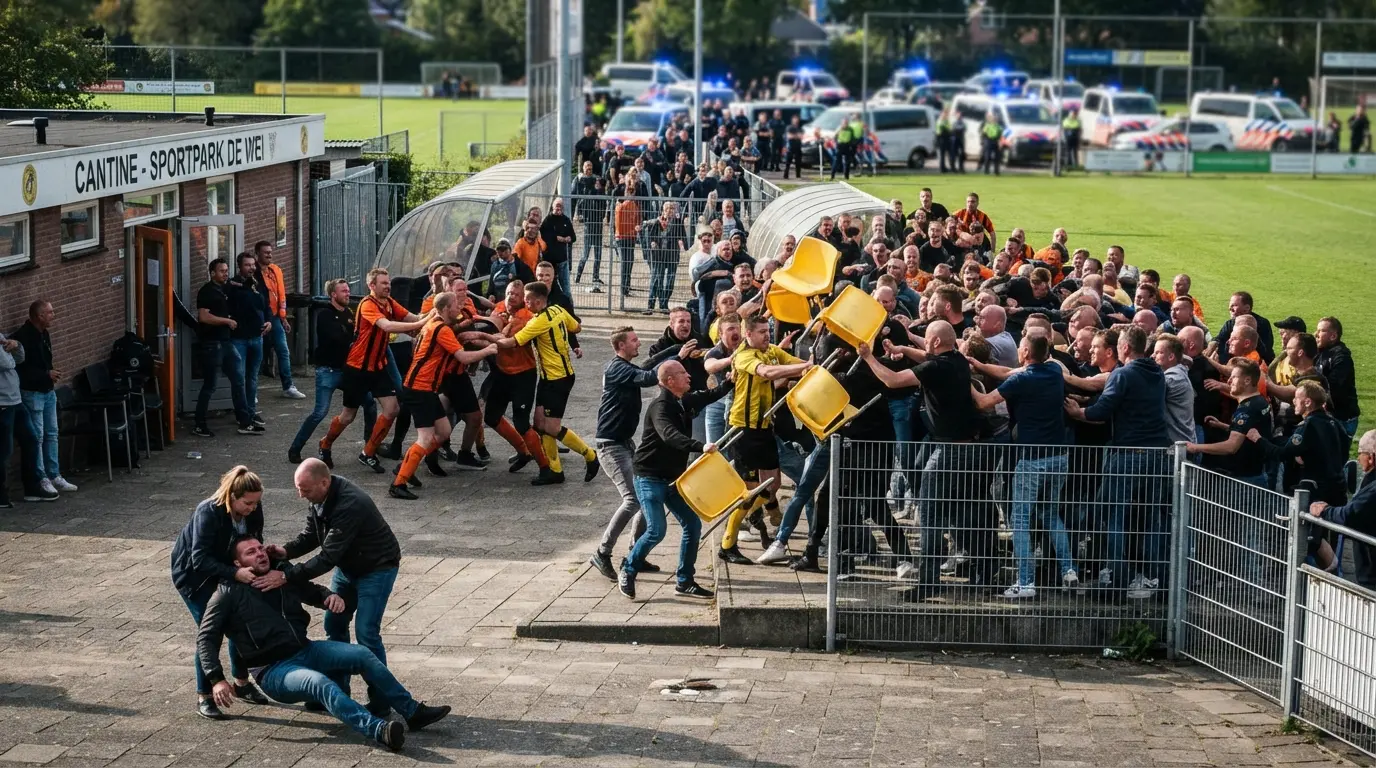 Amatör Futbolda Gerilim Tırmandı: Polis 12 Araçla Müdahale Etti