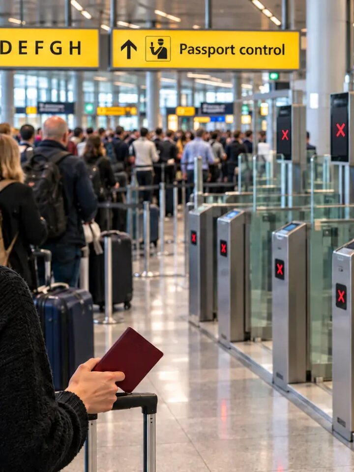 Schiphol’de 78 Pasaport Kapısı Devre Dışı: Kuyrukta Bekleyenler Uçuşlarını Kaçırdı