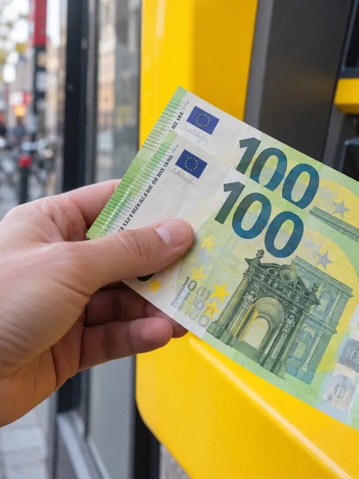 Geldmaat Otomatlarında 100 Euroluk Banknot Denemesi İlgi Gördü