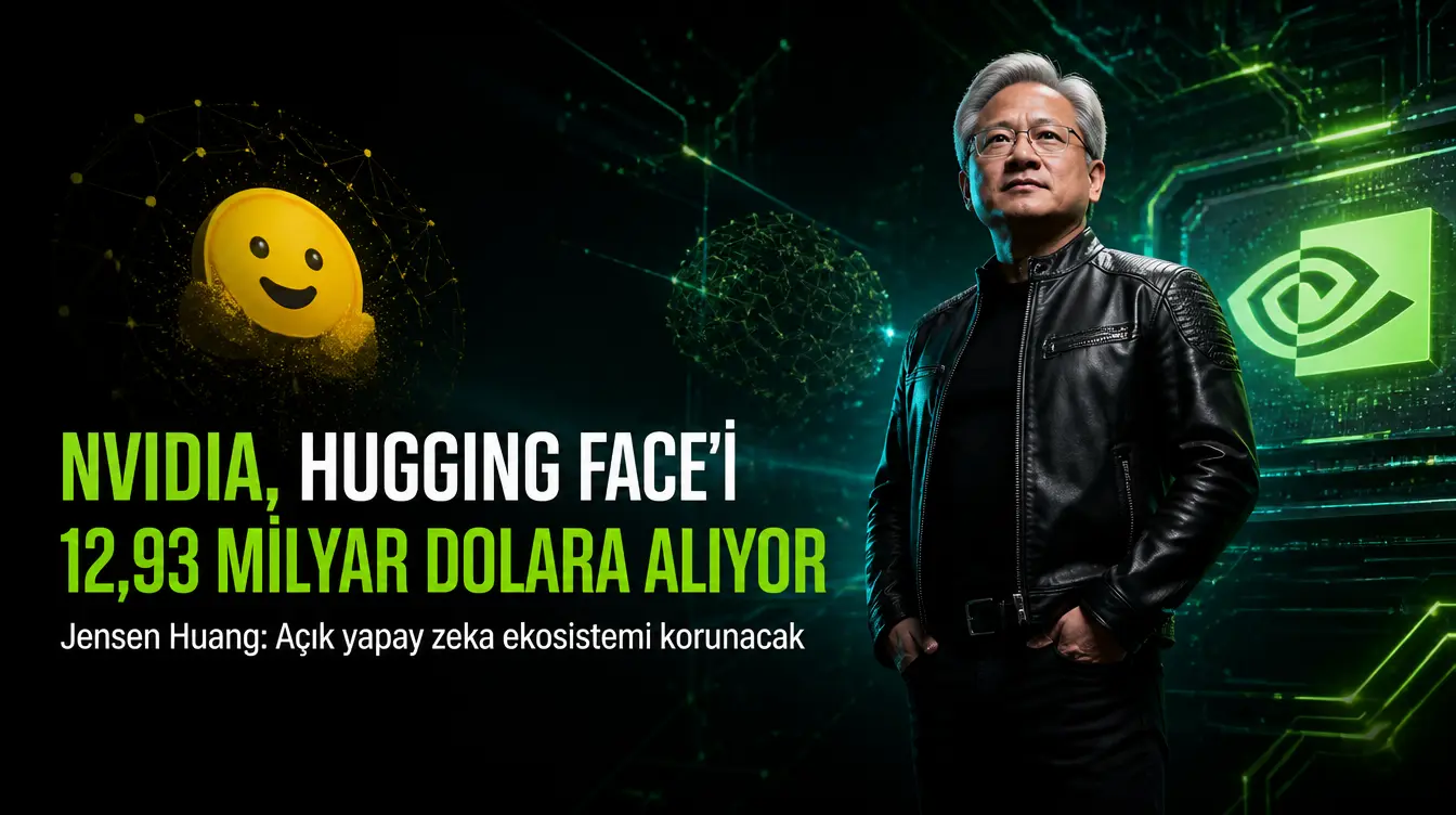 Nvidia, Yapay Zeka Platformu Hugging Face'i 12,93 Milyar Dolara Satın Aldı